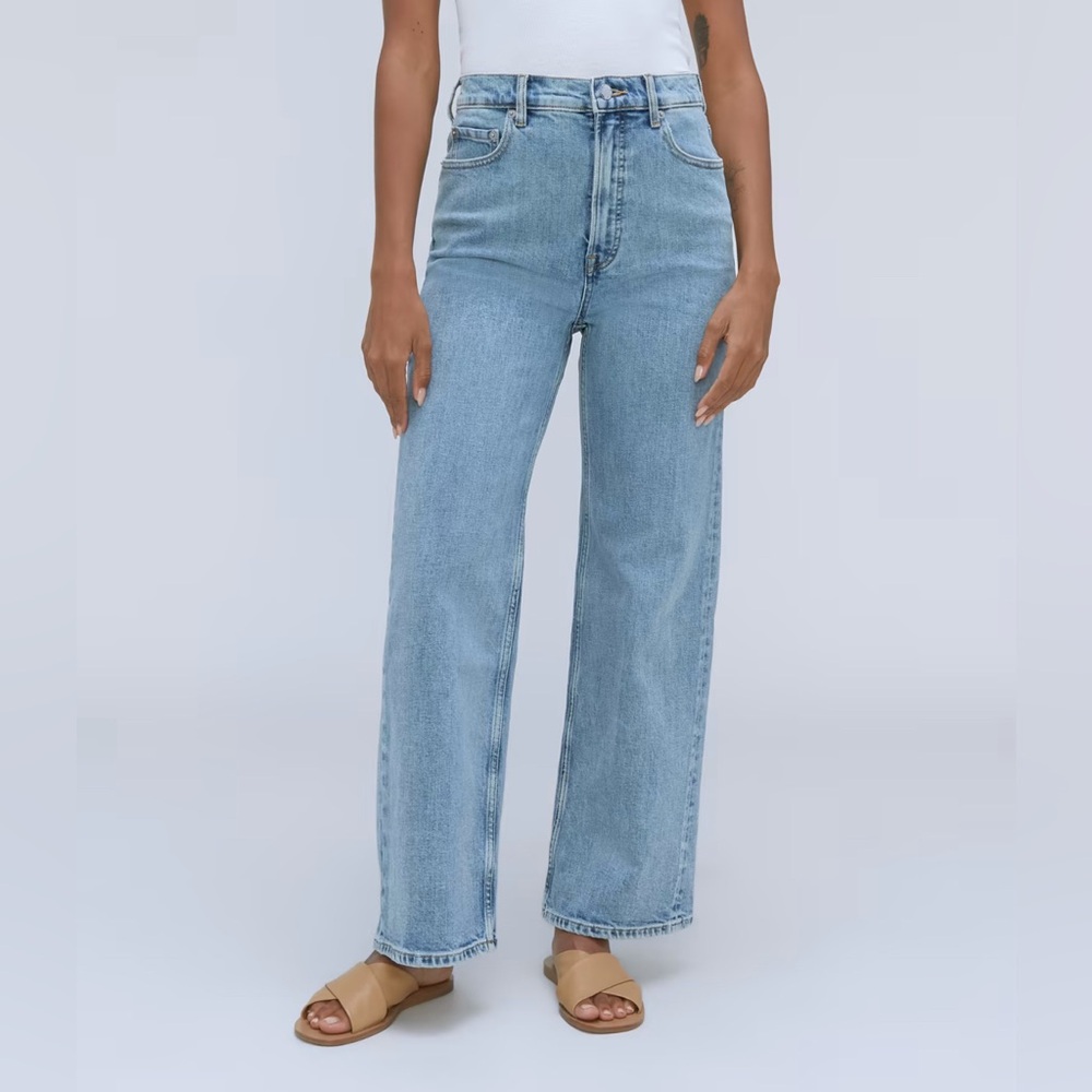 Everlane Way-High Sailor Jean in Salt Water wash